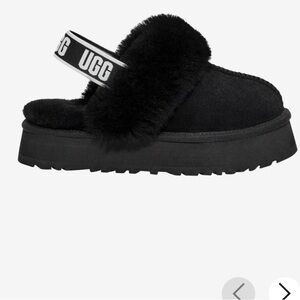 UGG Kids Black Slippers